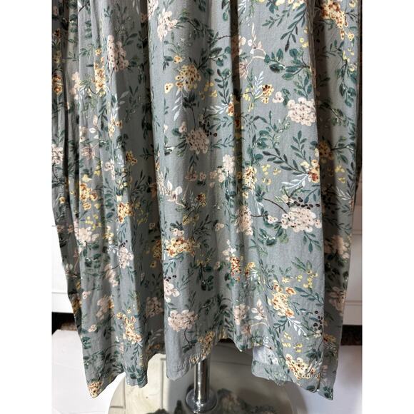 NATURAL LIFE Floral Midi Dress in Blue and Yellow - Picture 7 of 15